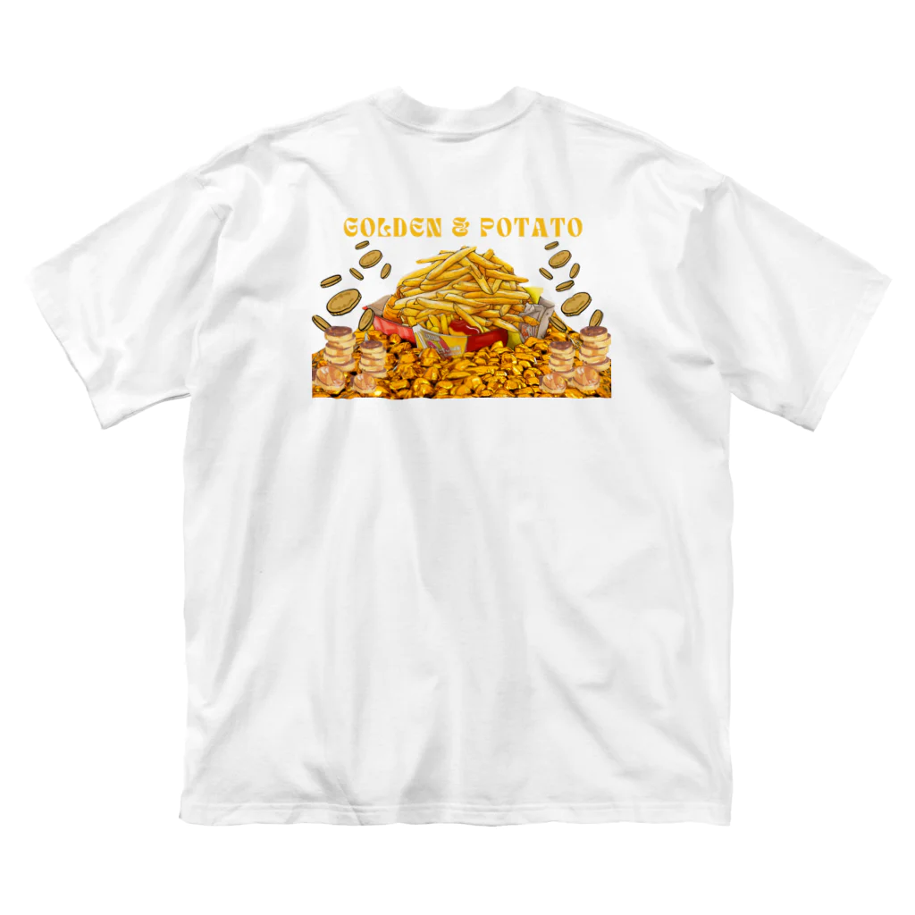 JoyfulMomentsCraftsの黄金とポテト ー Golden and Potato ー ビッグシルエットTシャツ