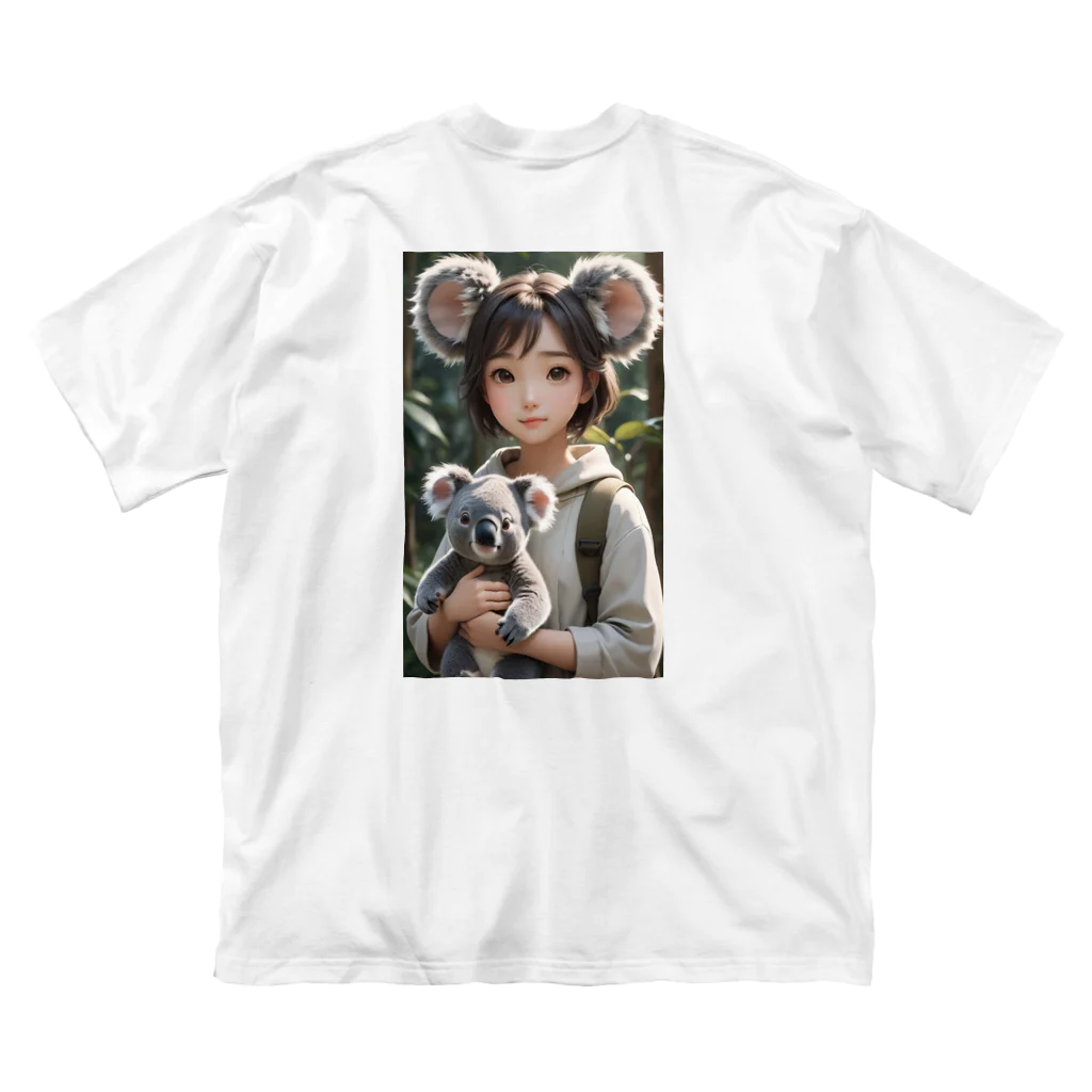 aphyshoppieの動物占いキャラクター<コアラ> ビッグシルエットTシャツ