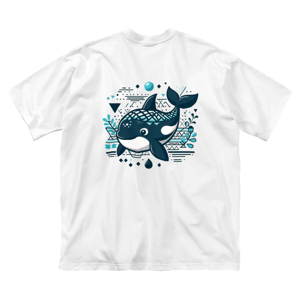 †魚虎†の魚虎クン ビッグシルエットTシャツ
