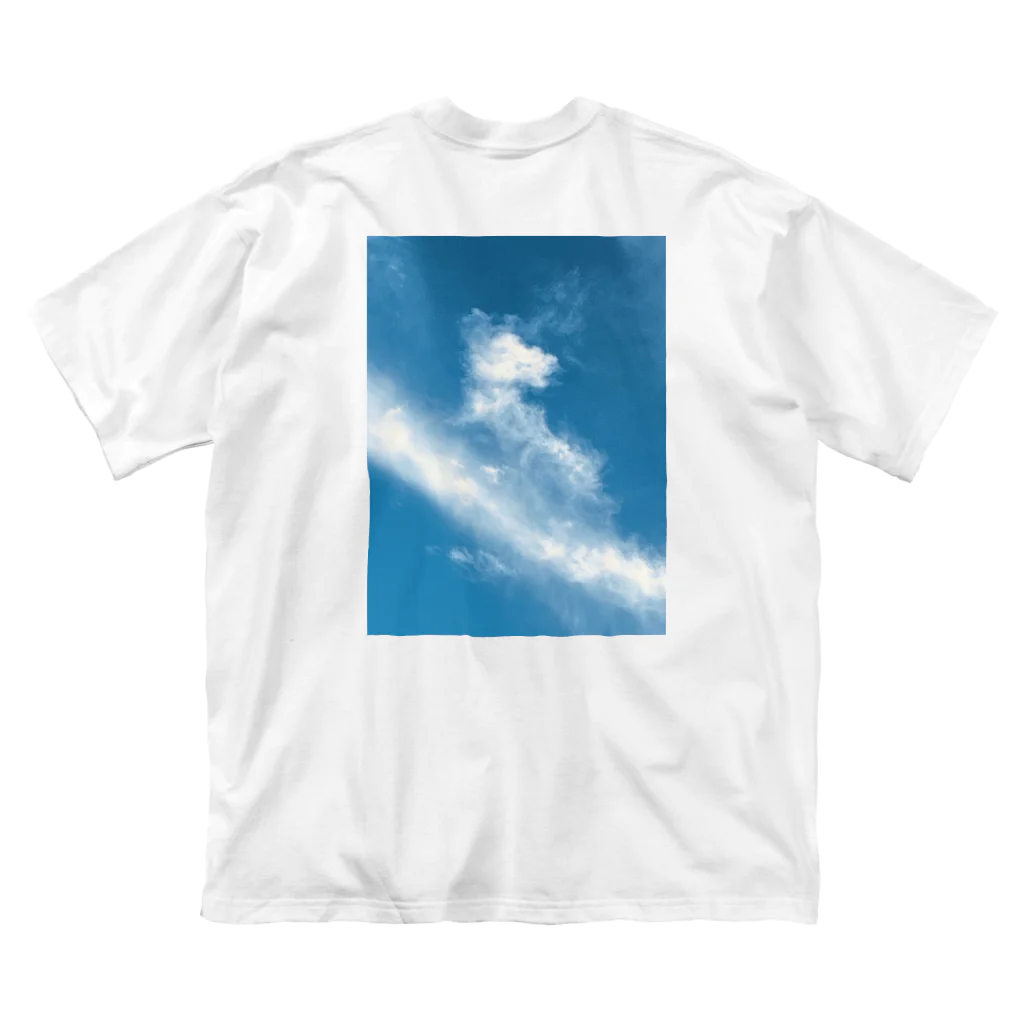 IMABURAIのClimbing the clouds ビッグシルエットTシャツ