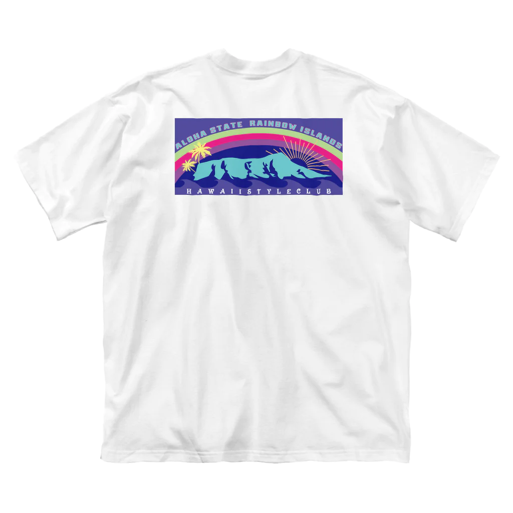 ハワイスタイルクラブの〔Back Print〕 Hawaiian monument ビッグシルエットTシャツ