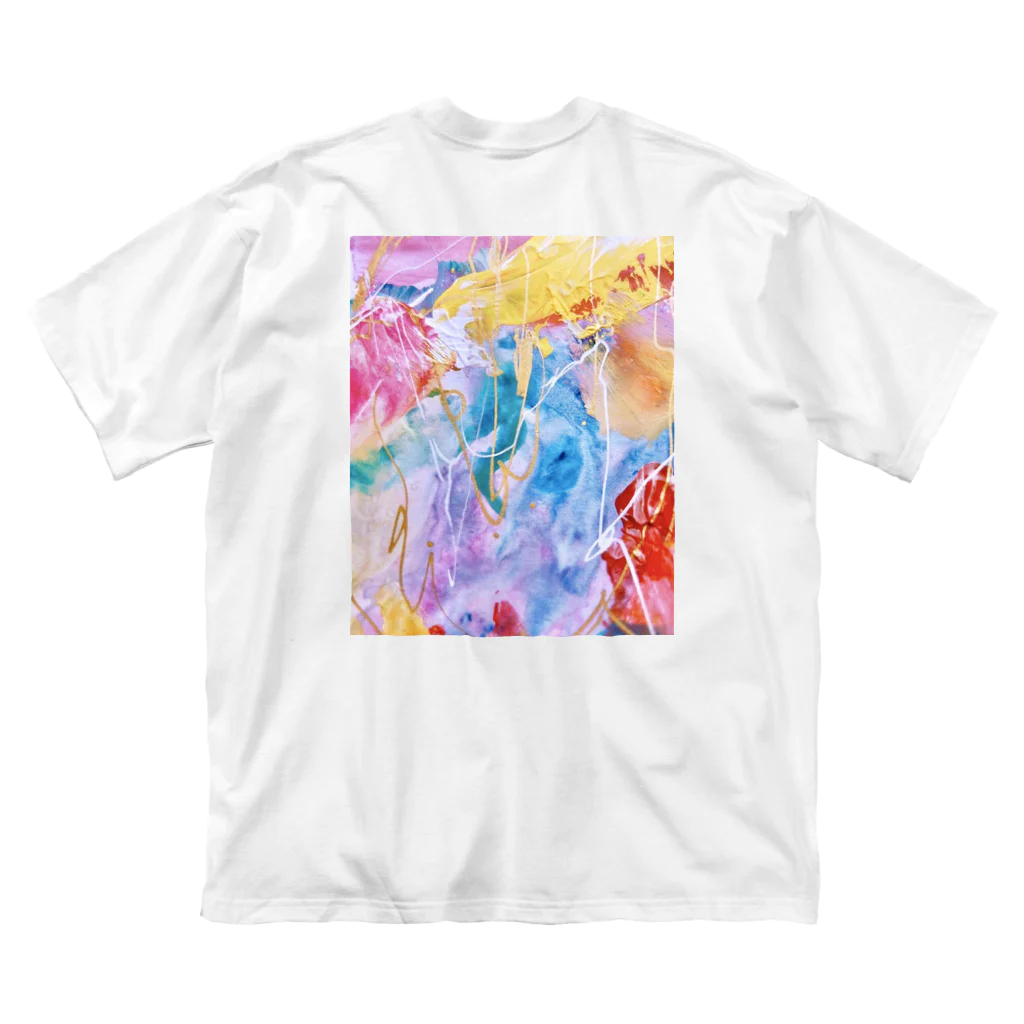 lalasandiegoのpalette.2(縦ver.) ビッグシルエットTシャツ