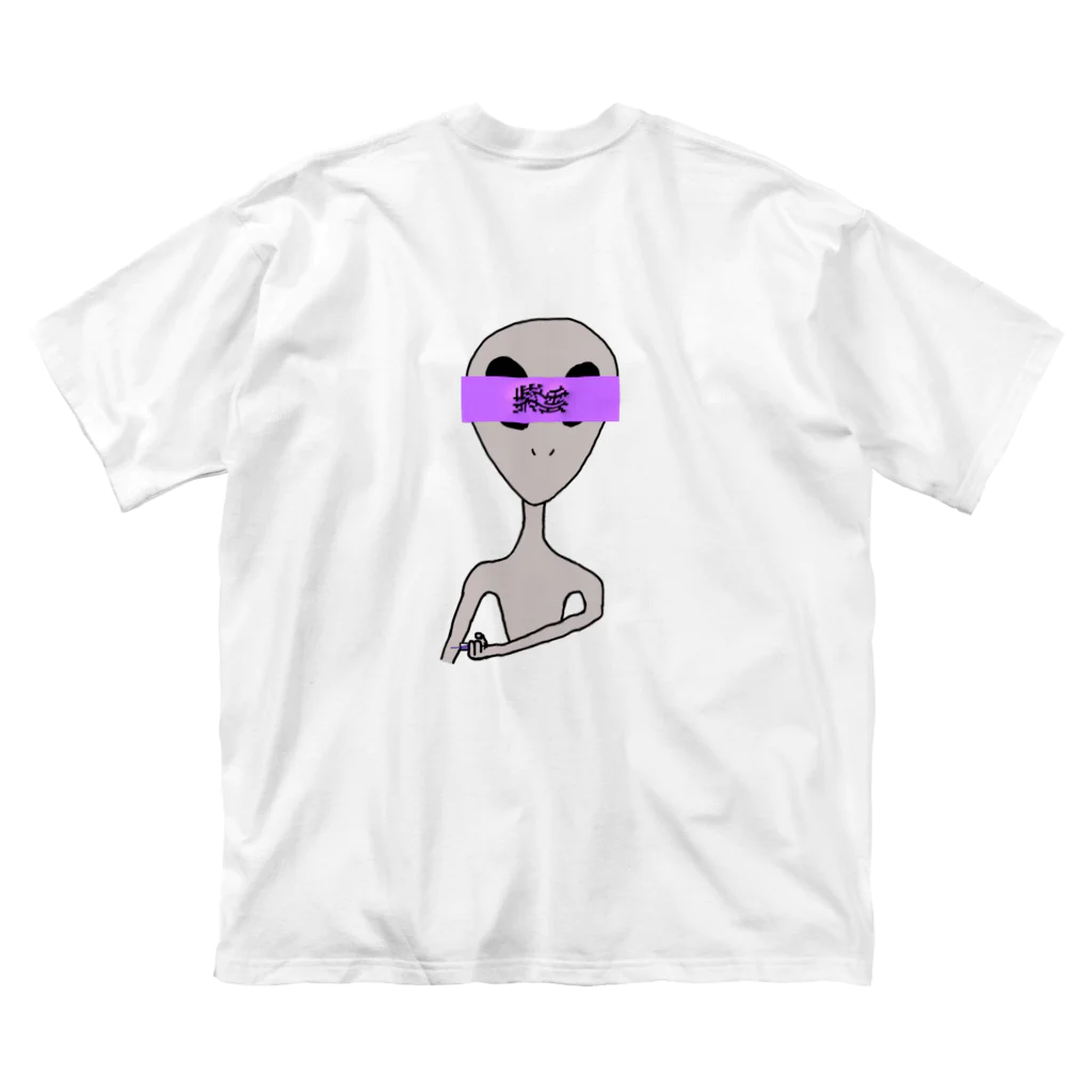 紫雲の乱用中毒生命体 ビッグシルエットTシャツ