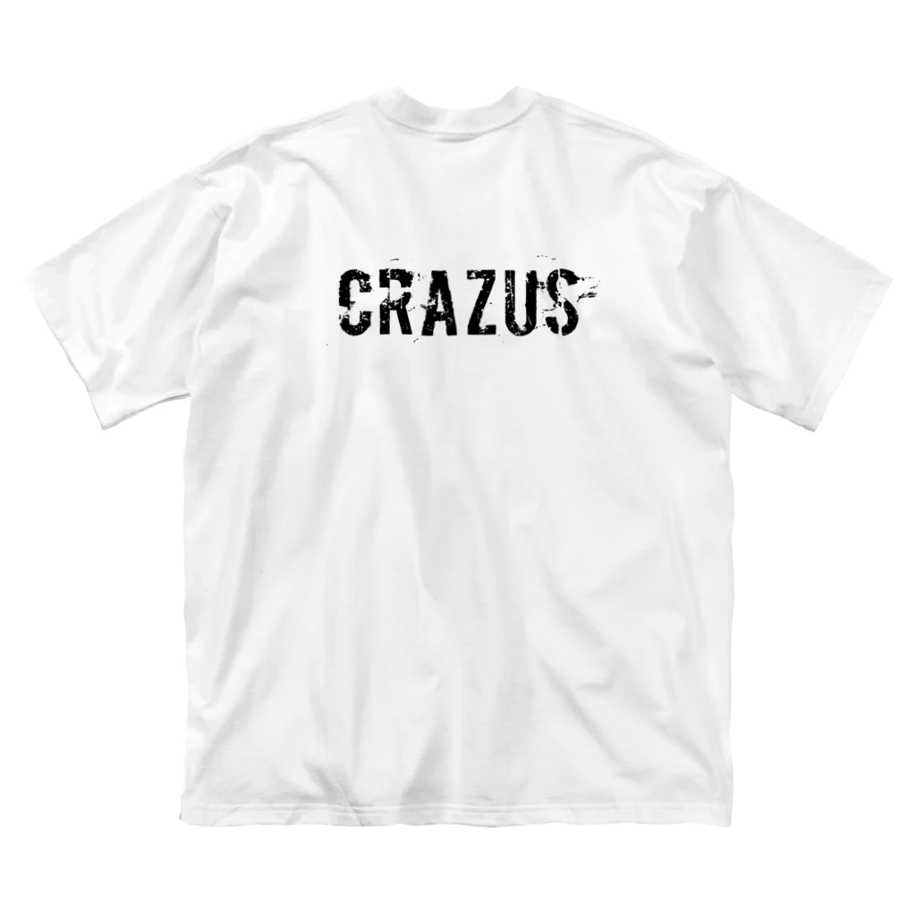 CRAZUS物販スペースのCRAZUS MessageT Big ビッグシルエットTシャツ