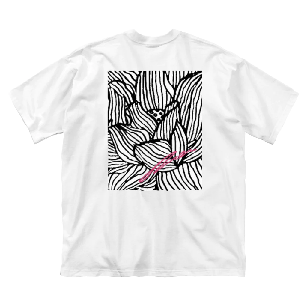 EDGE STYLEのR/E/N. B/W ビッグシルエットTシャツ