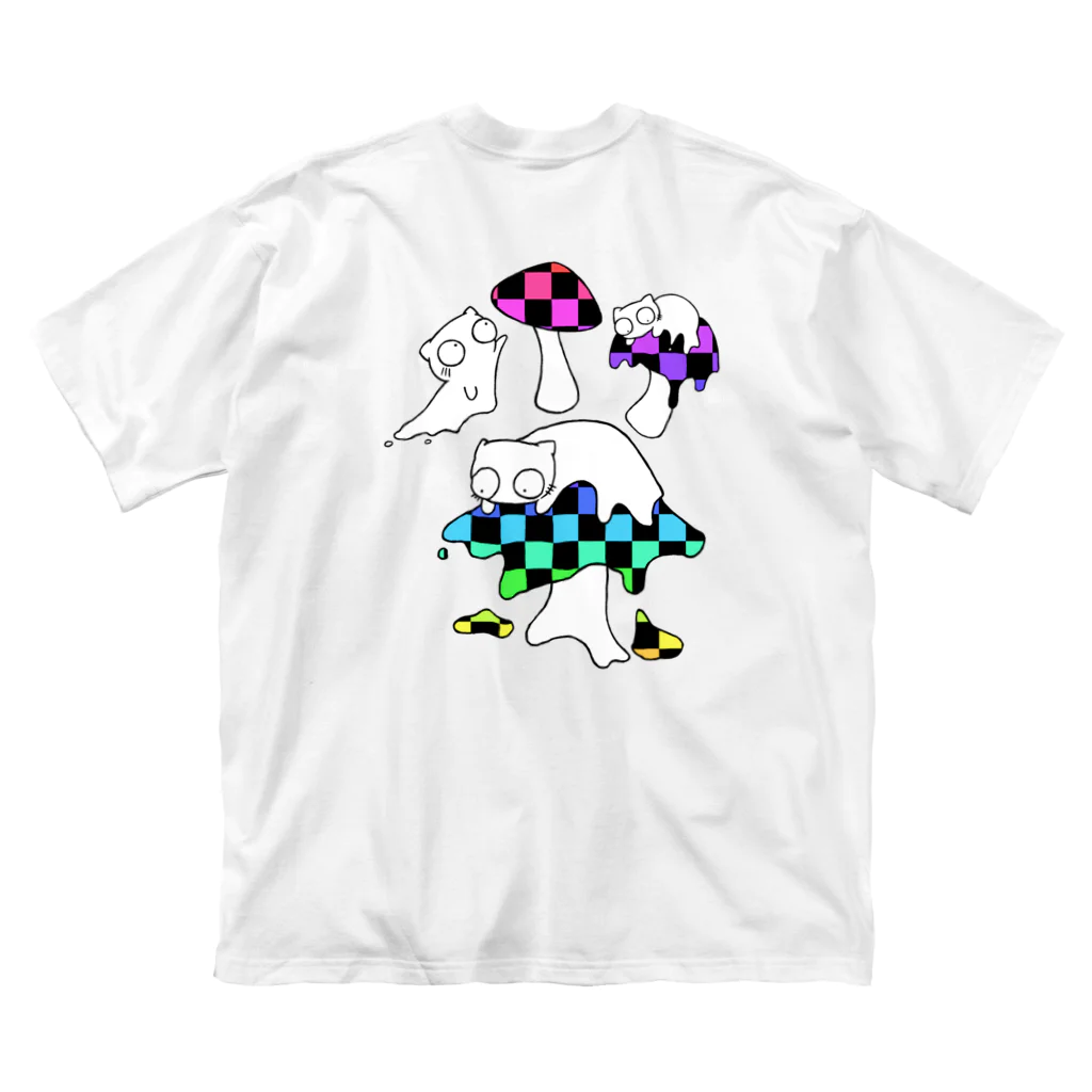 B6_6bitのmushroom ビッグシルエットTシャツ