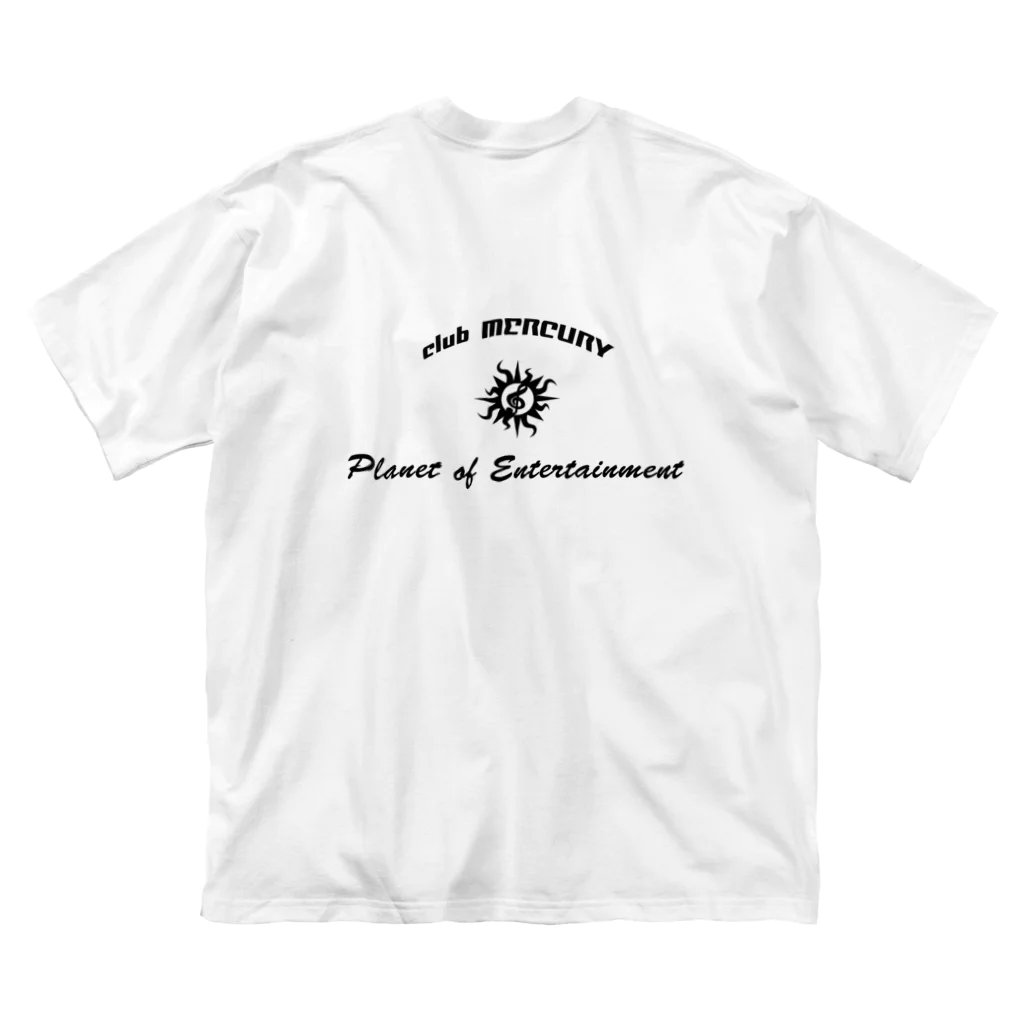 club MERCURYのofficialシンプルLOGO.２ ビッグシルエットTシャツ