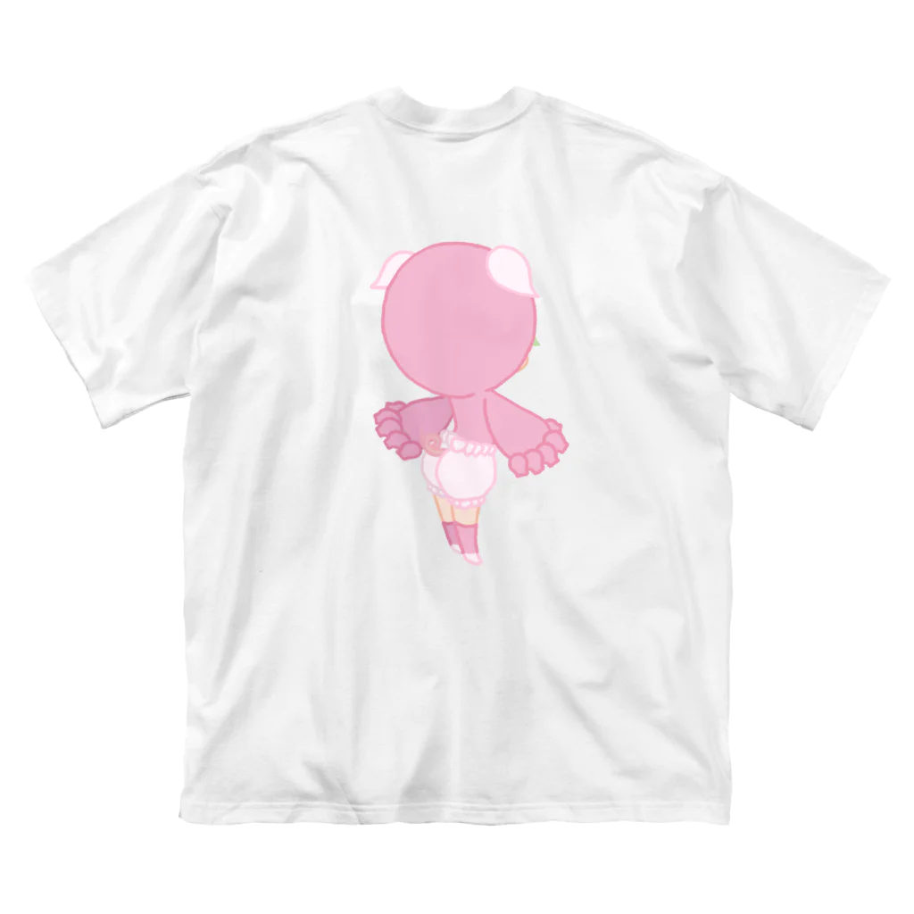 ウサネコのぷり☆コブタちゃん ビッグシルエットTシャツ