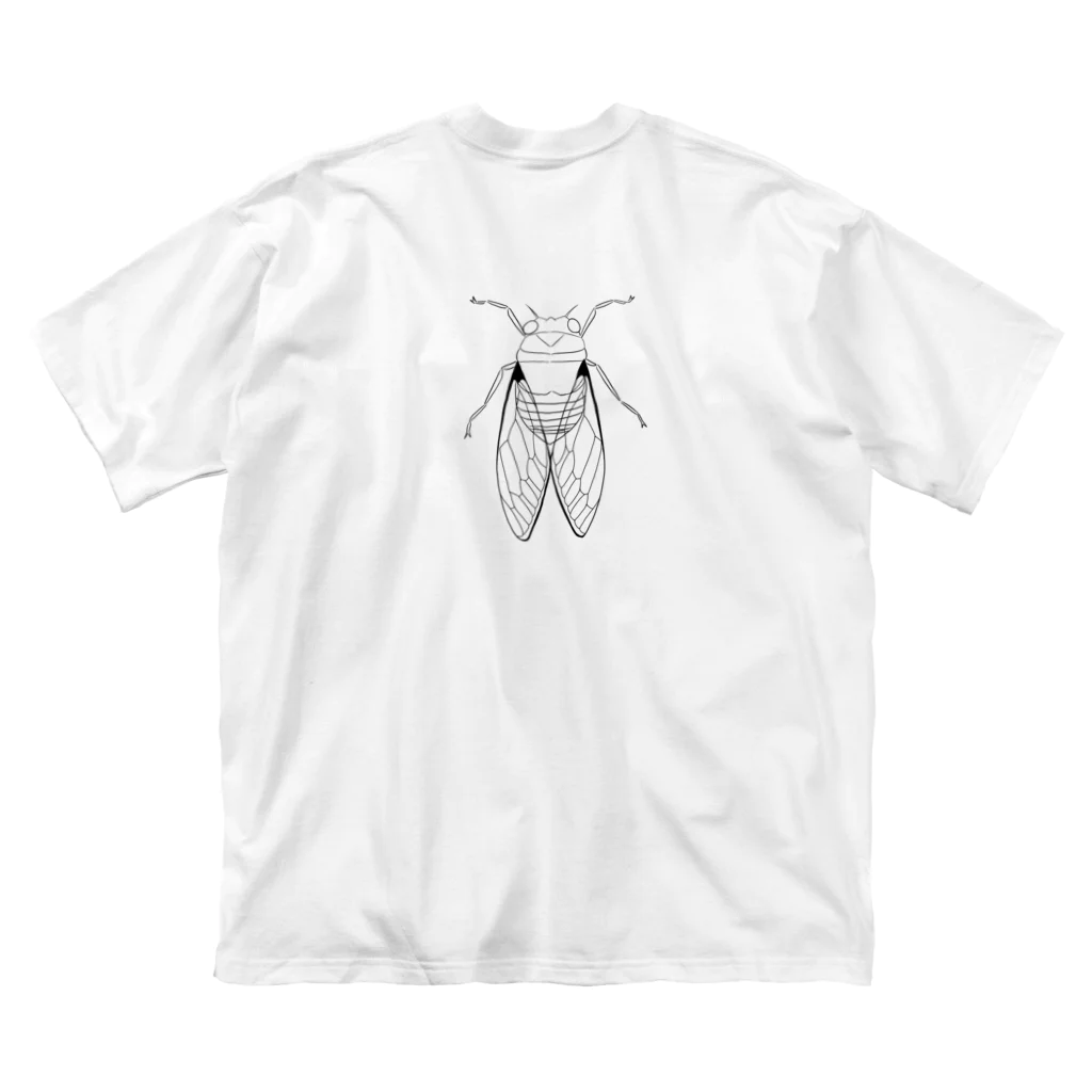 CICADAの蝉 ビッグシルエットTシャツ