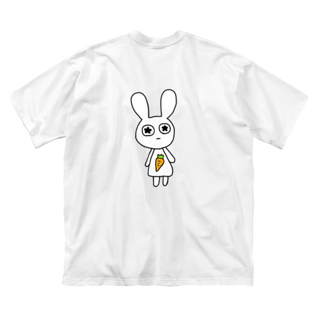 もこもこランドのうささ ビッグシルエットTシャツ