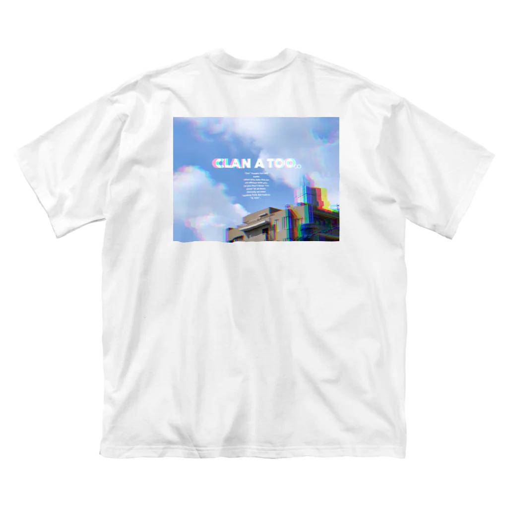 CLAN A TOO。のmini logo T-shirts Big T-Shirt