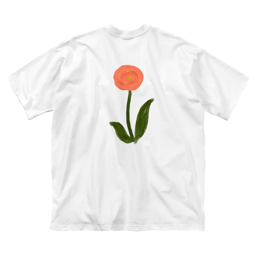 mの絵本のお花 ビッグシルエットTシャツ