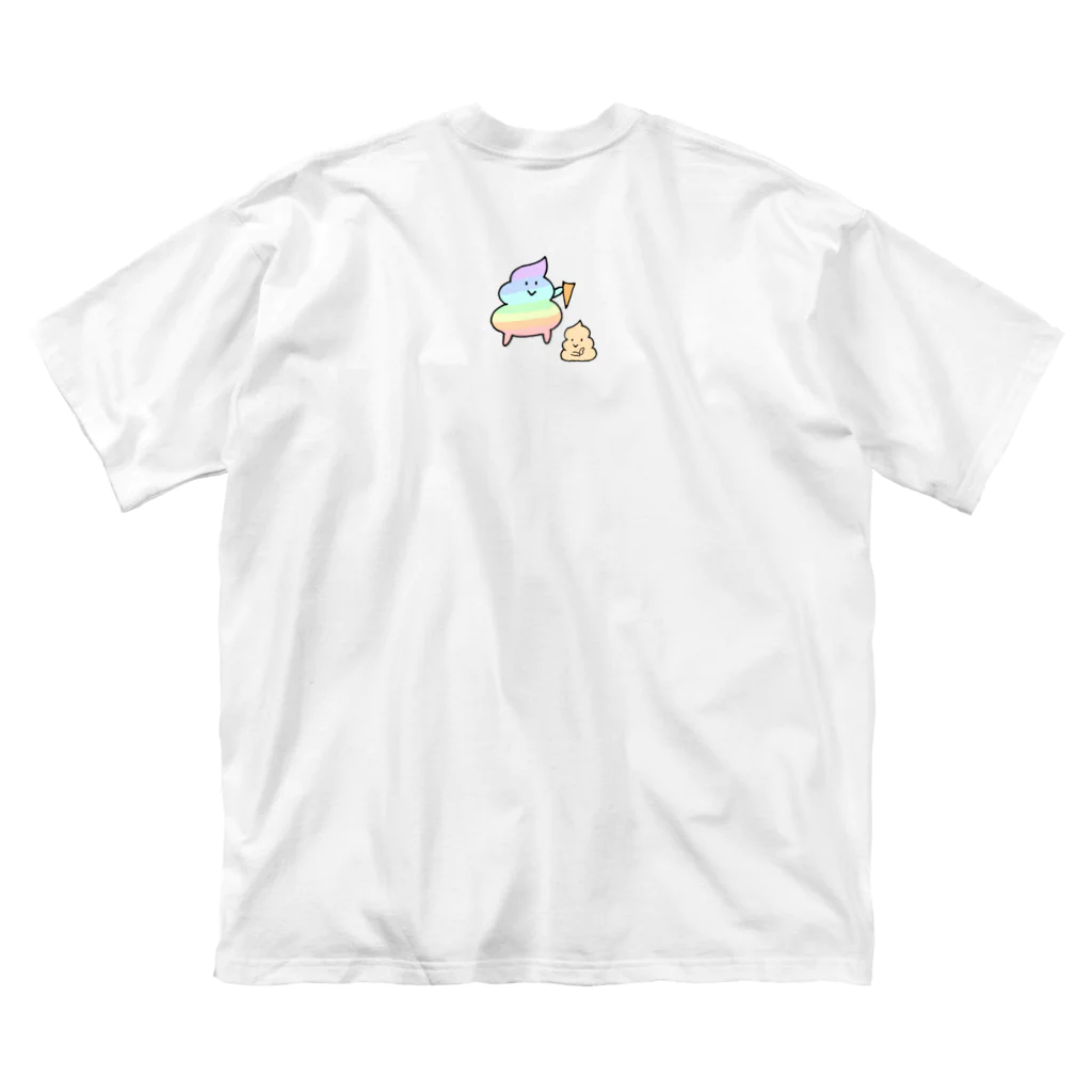 segasworksのUNCHIKUN(高貴なる輝き）散らし ビッグシルエットTシャツ