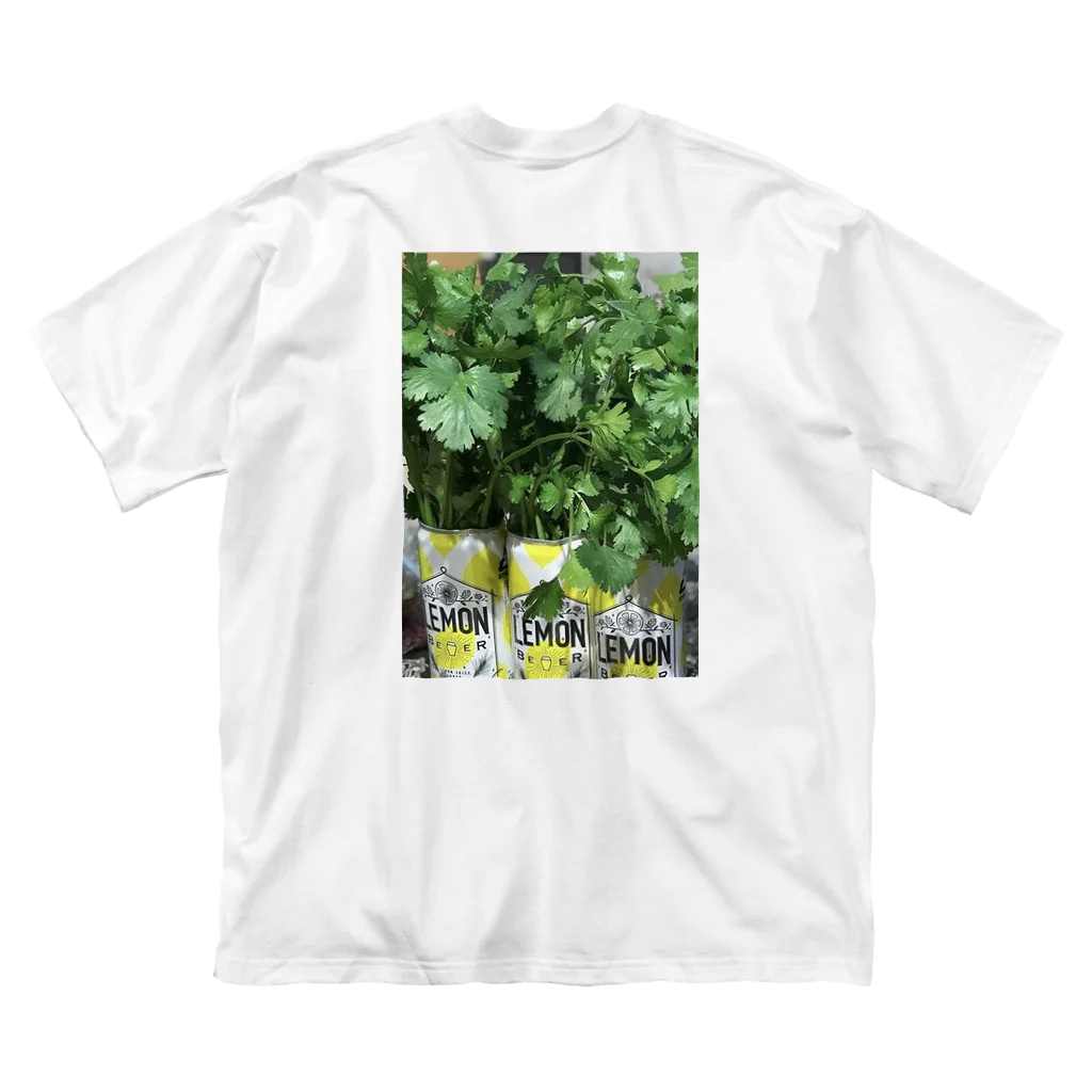 alitaliaのフォトTシャツ　coriander Big T-Shirt