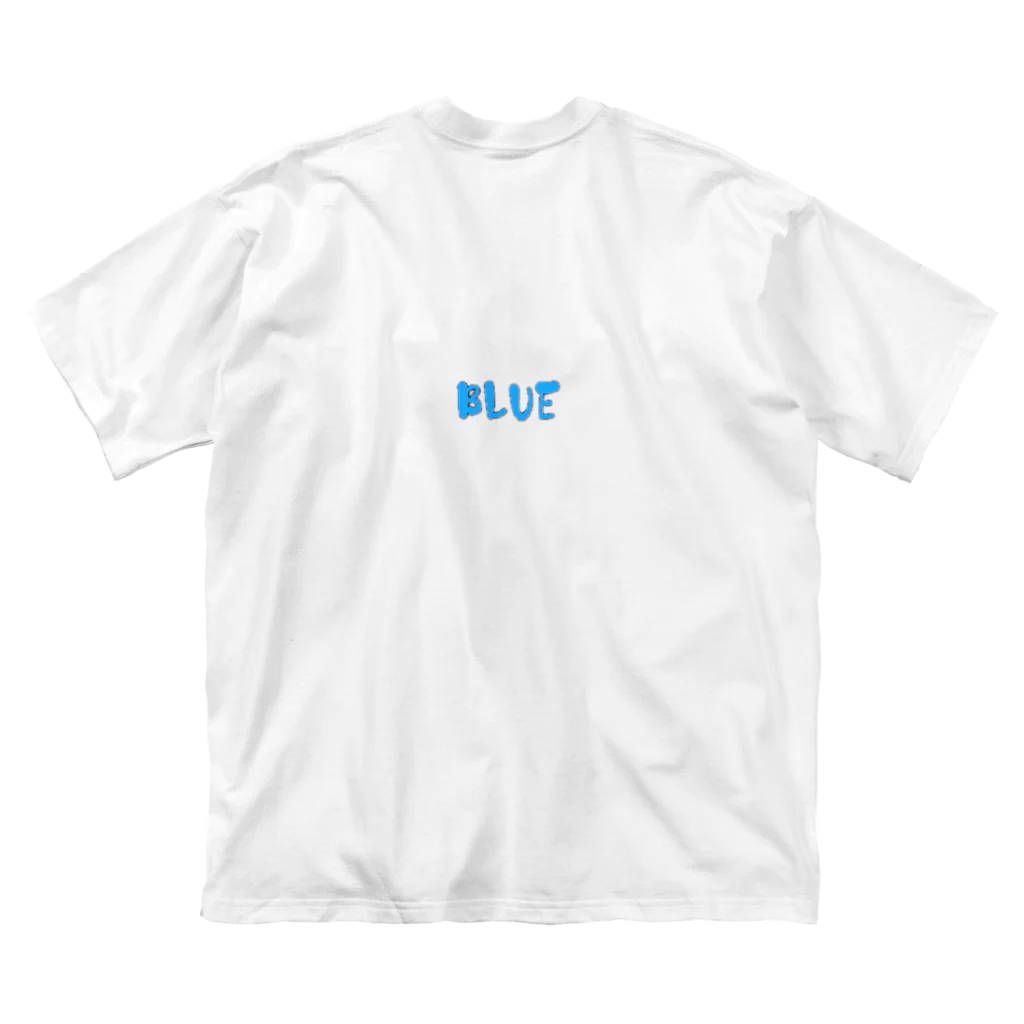 ykkthrの海　BLUE ビッグシルエットTシャツ