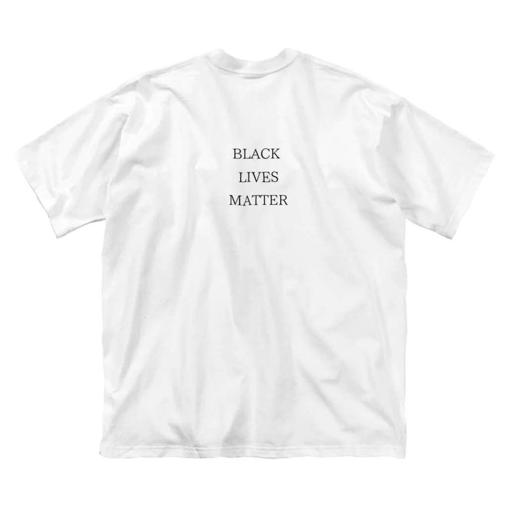 ゴメスのBLACK LIVES MATTER背面 Big T-Shirt