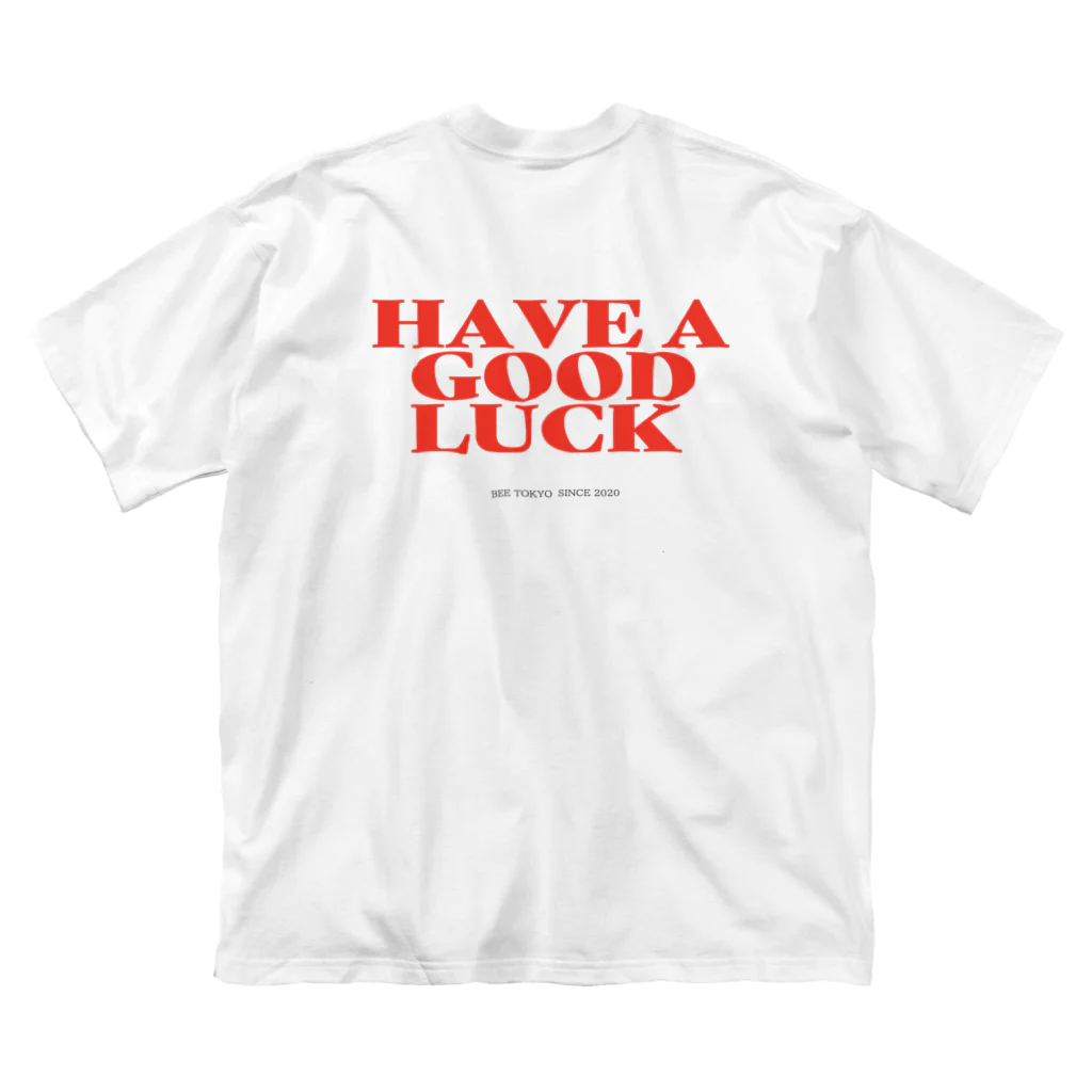 Bee Tokyoの＃HAVEAGOODLUCK R ビッグシルエットTシャツ