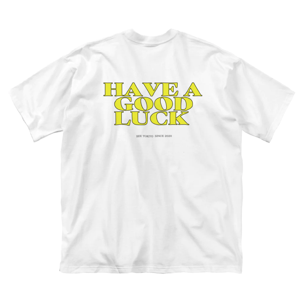 Bee Tokyoの＃HAVEAGOODLUCK Y ビッグシルエットTシャツ