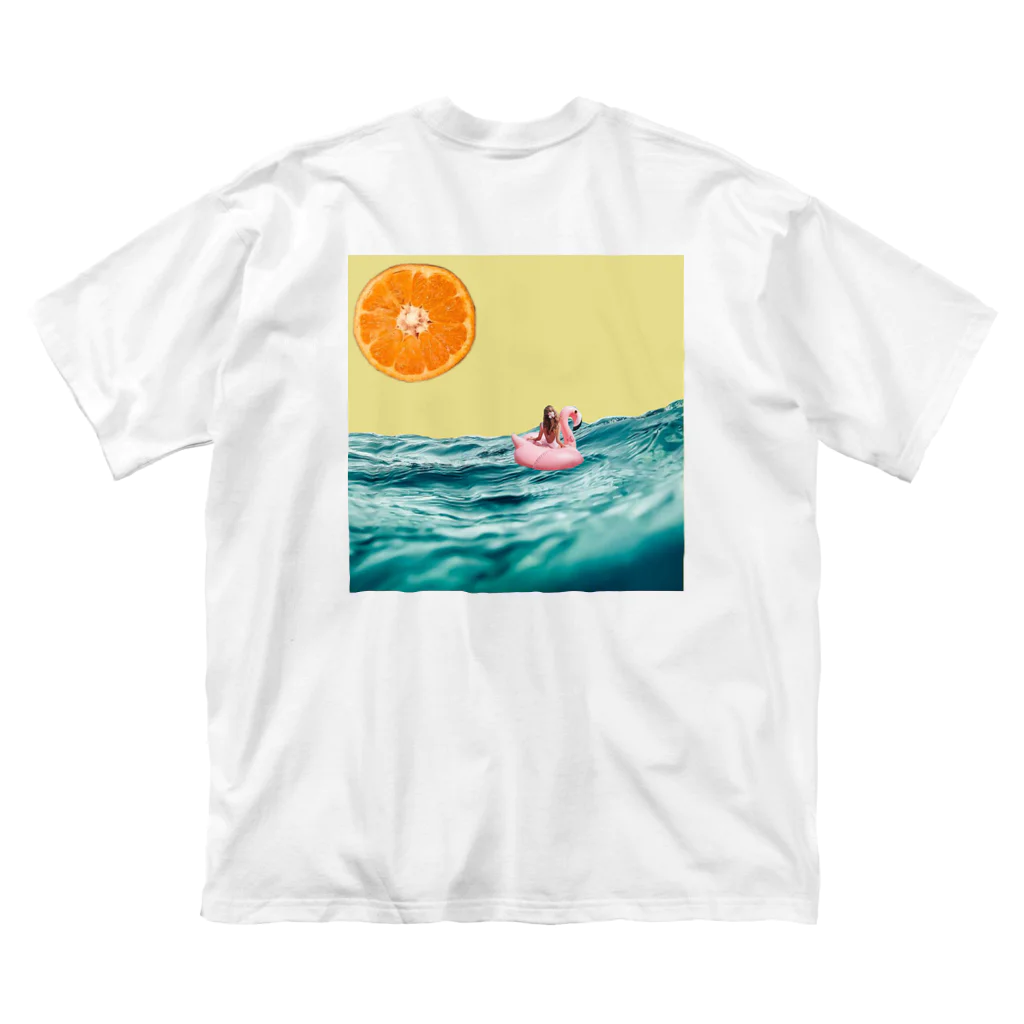 キムチのsummer🌊(バックプリント) Big T-Shirt