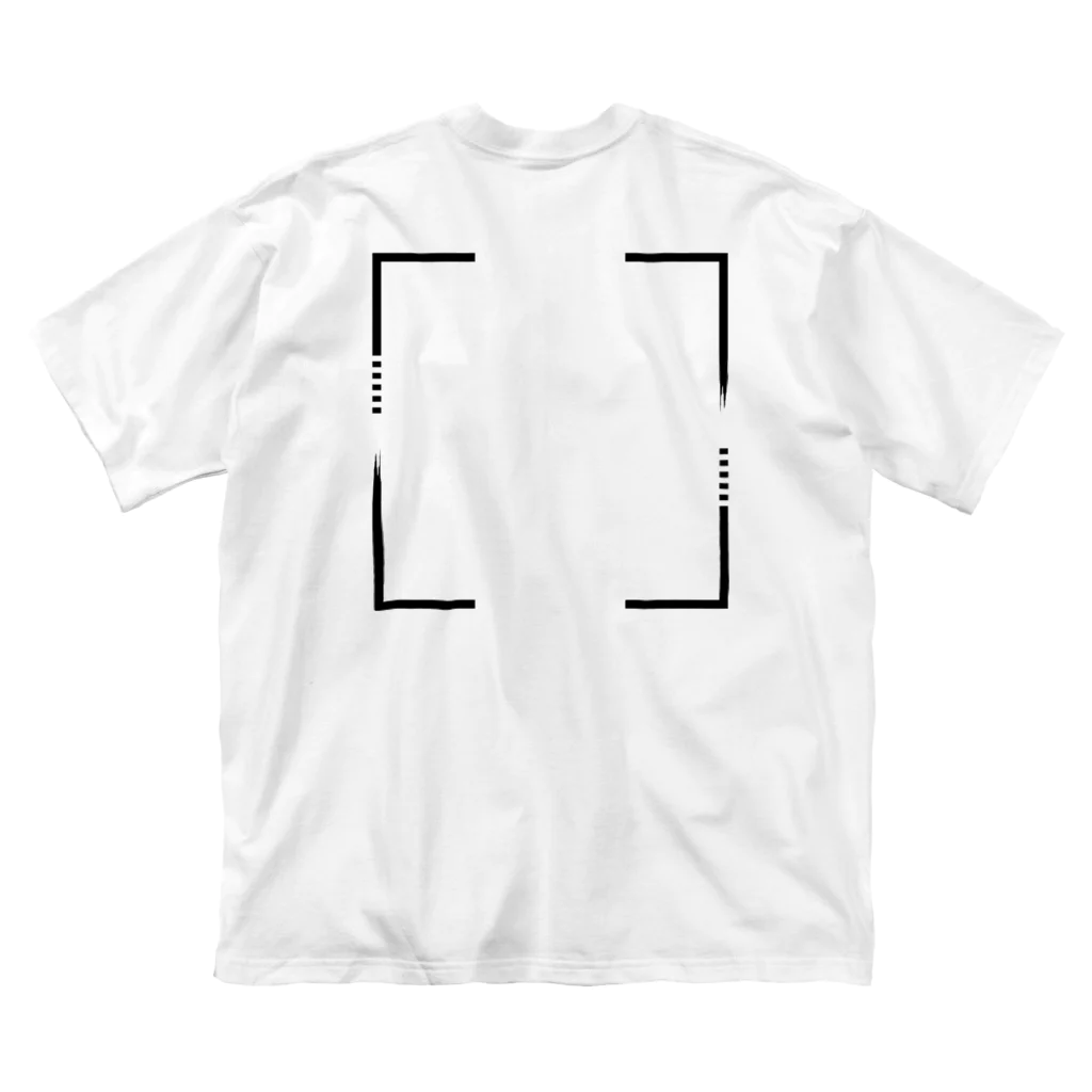 TIMRPのSimple LOGO （Black line） ビッグシルエットTシャツ