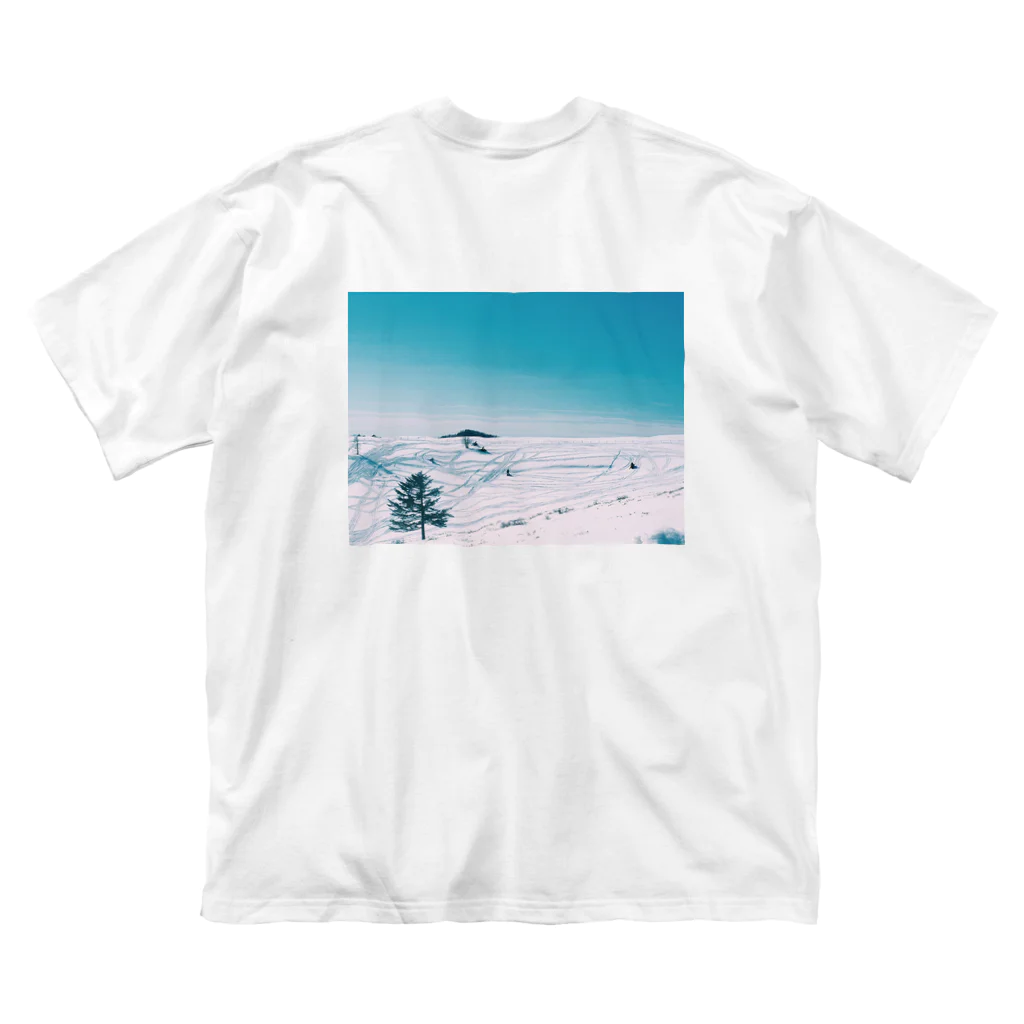 Hütte　hiiiiiの美ヶ原 ビッグシルエットTシャツ