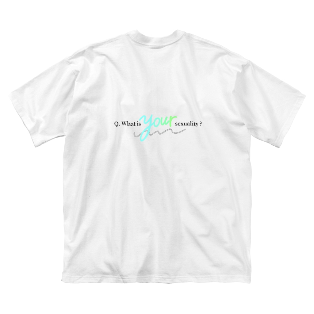 imI -イムアイ-のWhat is your sexuality T-shirts Big T-Shirt