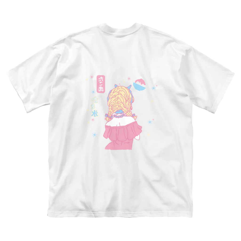 たこ虎しろちゃんのIce ビッグシルエットTシャツ