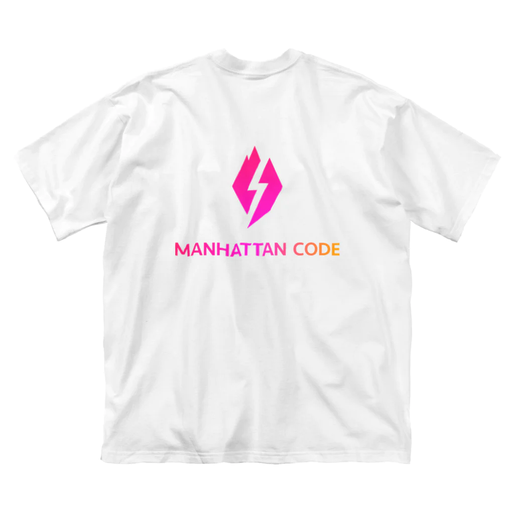 Manhattan Code inc.のMHT_LOGO - GRAD_PO ビッグシルエットTシャツ