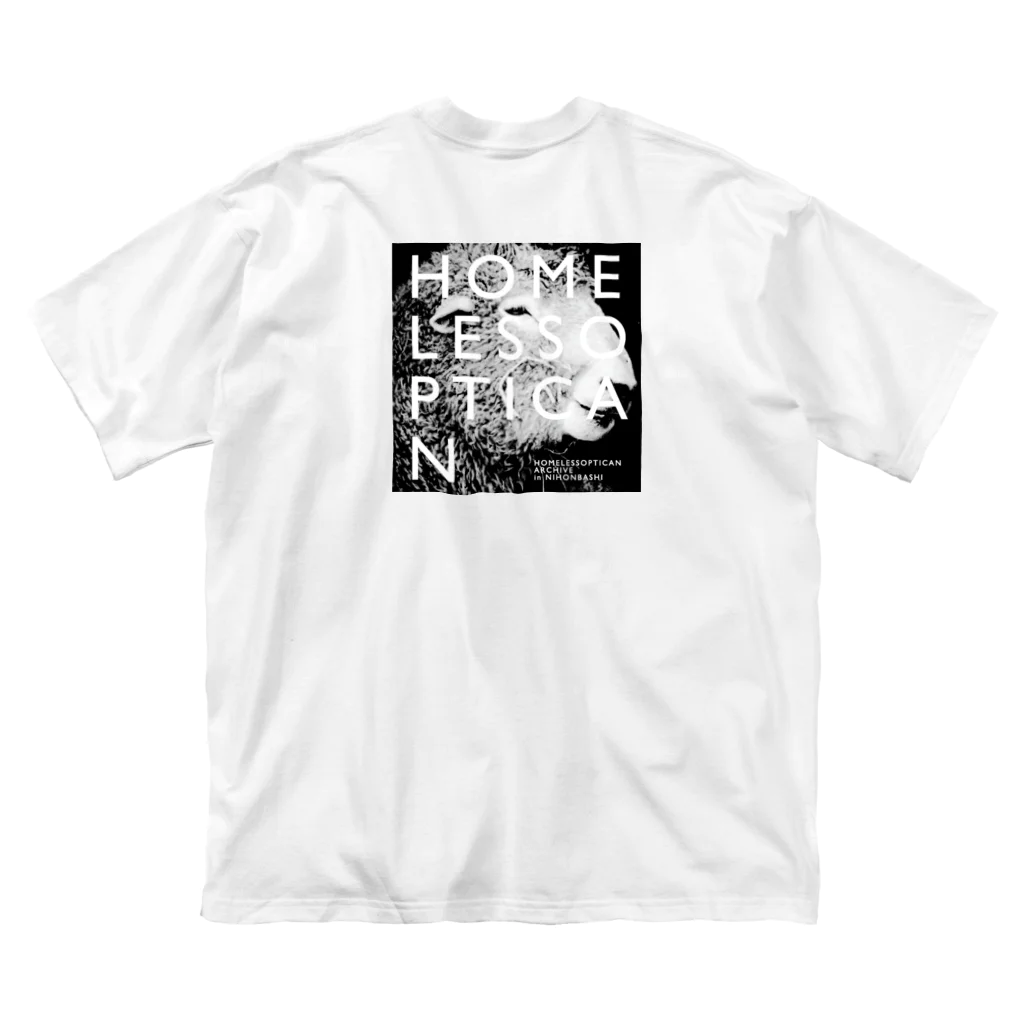 HOMELESS OPTICANのLOGO PRINTED BIG SILHOUETTE TEE ビッグシルエットTシャツ