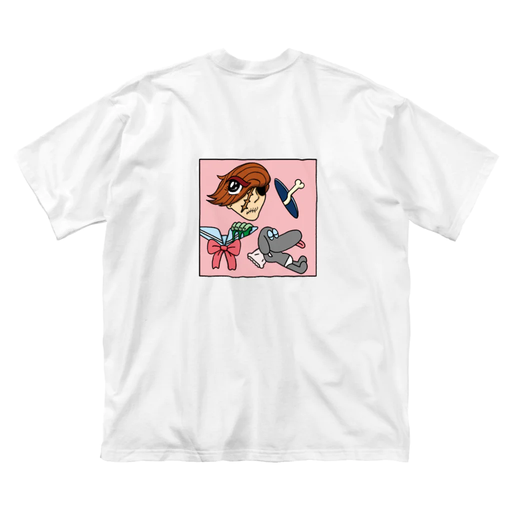 TAACHI illustrationのまちいがいさがし ビッグシルエットTシャツ