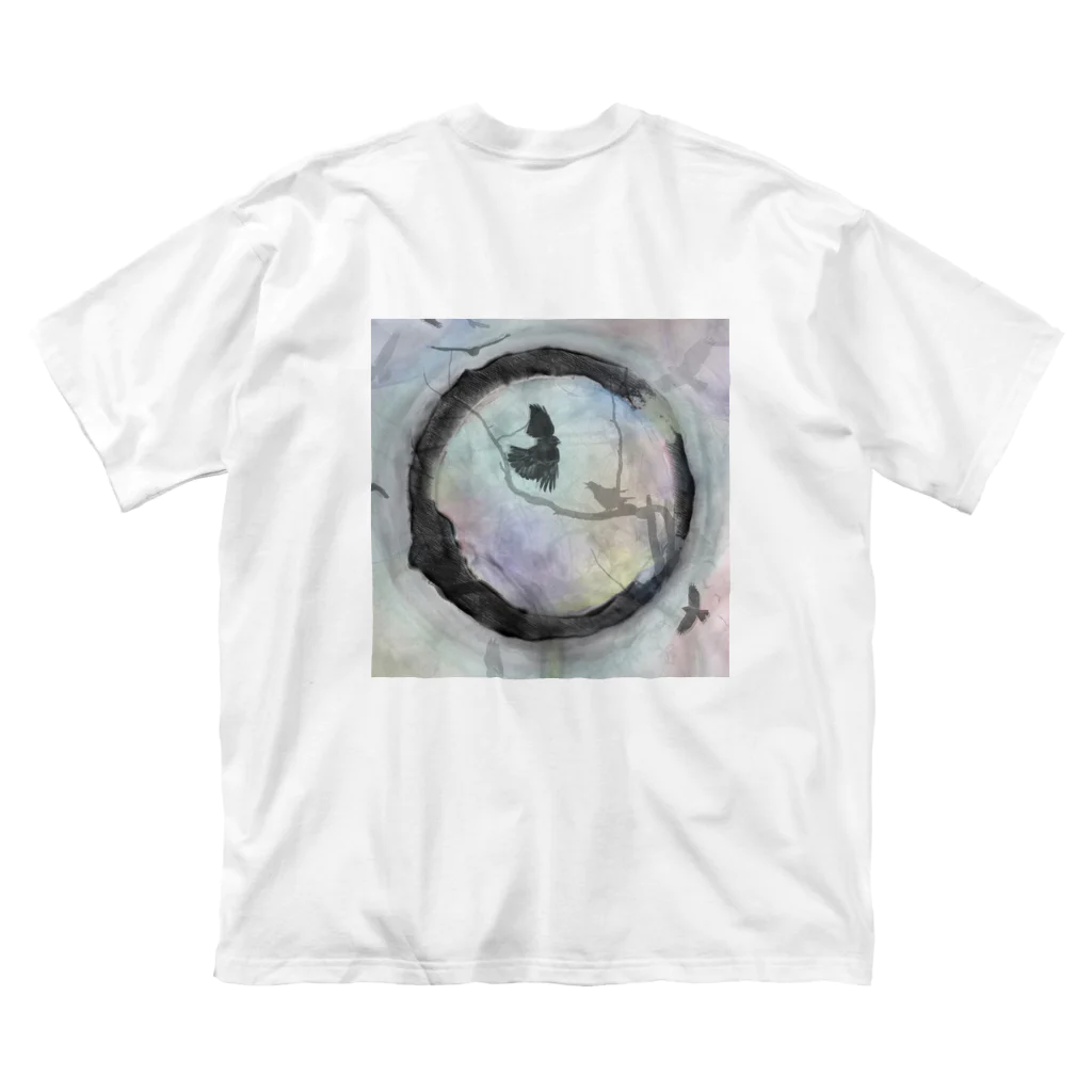 mokyumokyuのcircle art  ビッグシルエットTシャツ