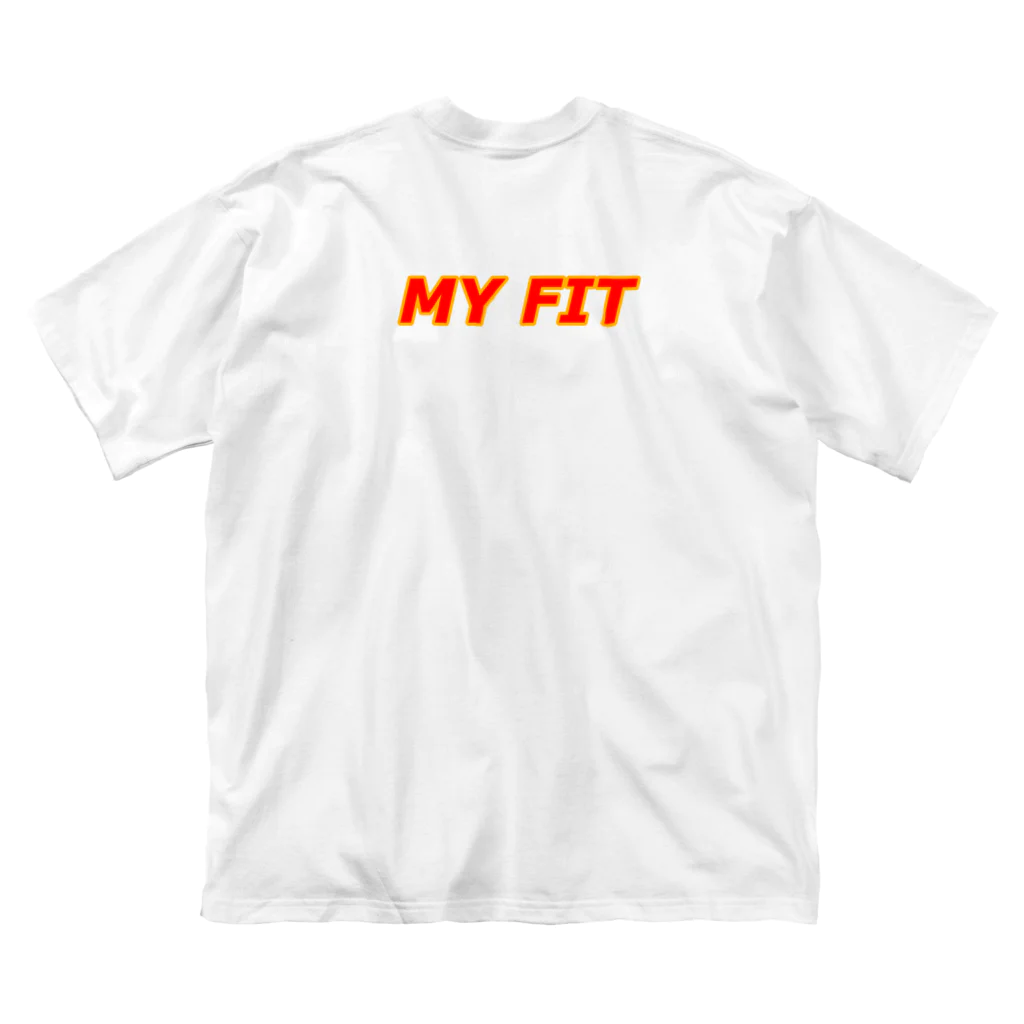 MY FITのWORKOUT(炎)FAT Big T-Shirt