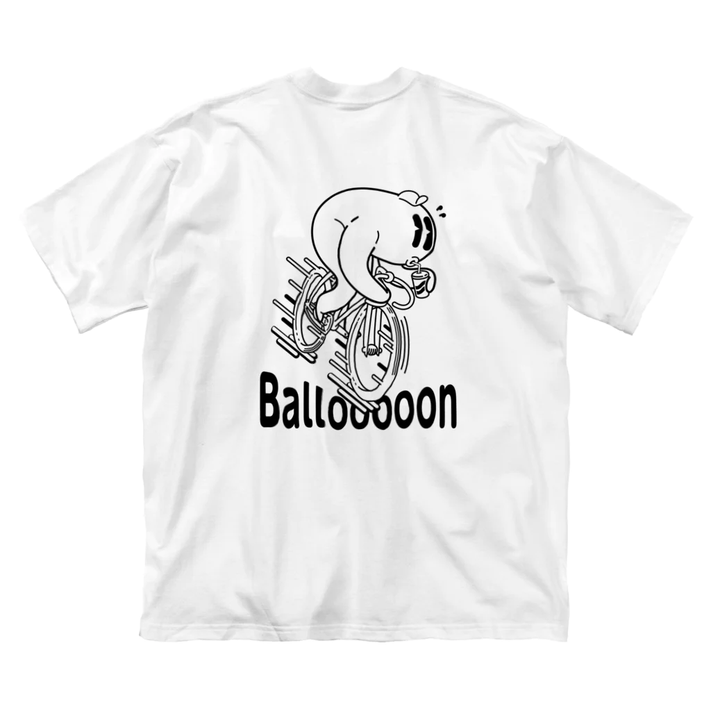 nidan-illustrationの"Ballooooon" #2 ビッグシルエットTシャツ