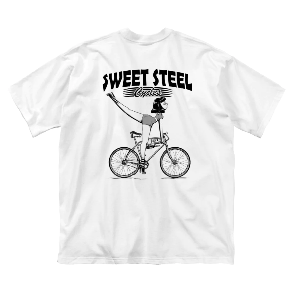 nidan-illustrationの"SWEET STEEL Cycles" #2 ビッグシルエットTシャツ