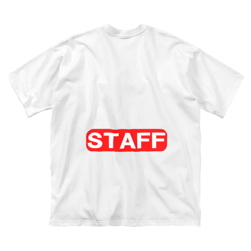 AAAstarsのSTAFF　ー両面ﾌﾟﾘﾝﾄ ビッグシルエットTシャツ