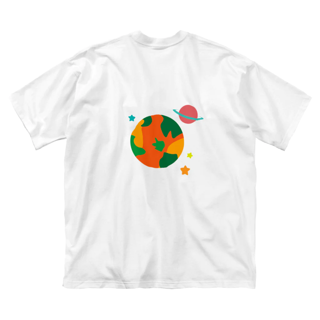 うたうた星のにんじん星の人 ビッグシルエットTシャツ