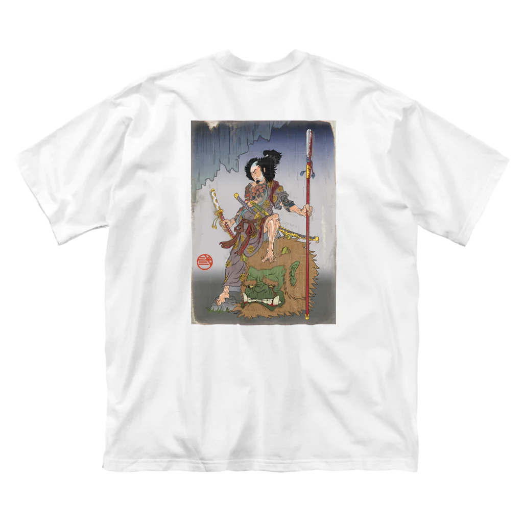 nidan-illustrationの"武者絵" ビッグシルエットTシャツ