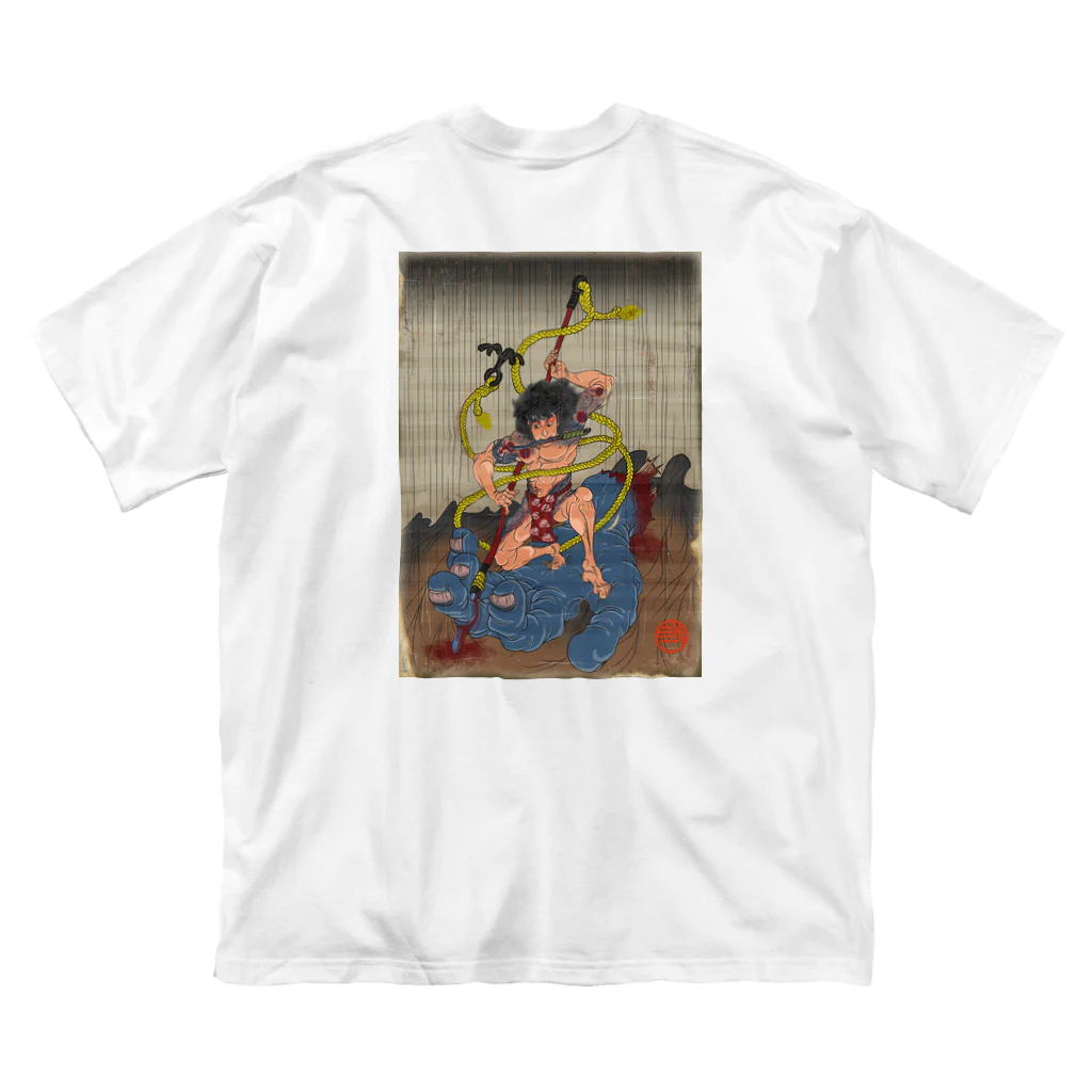 nidan-illustrationの"武者絵" 3-#2 ビッグシルエットTシャツ