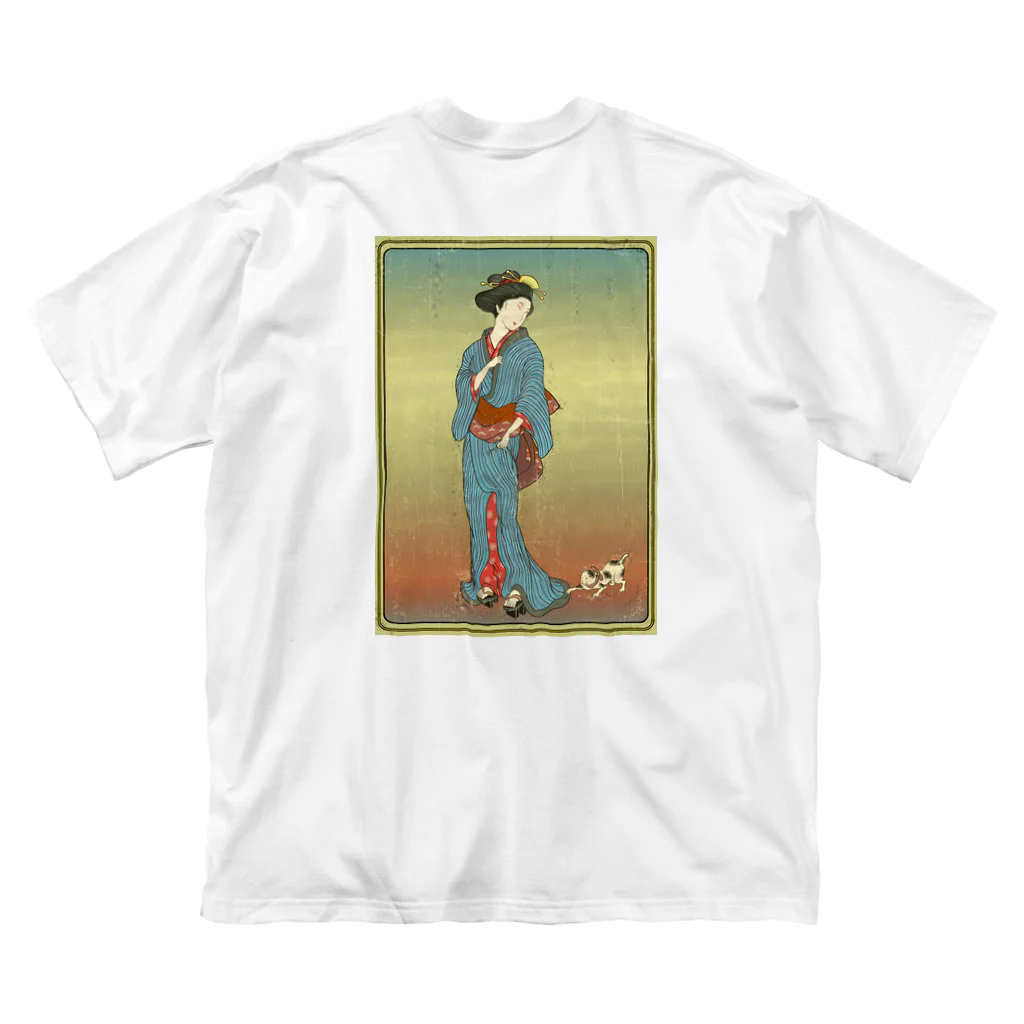 nidan-illustrationの"美人画" 1-#2 ビッグシルエットTシャツ