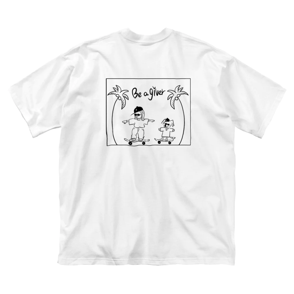 みーぬの愛犬と私4 ビッグシルエットTシャツ