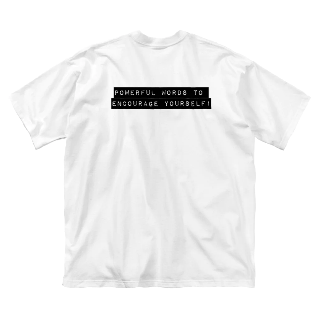 でおきしりぼ子の実験室のEncouragement(Pale Colours) ビッグシルエットTシャツ