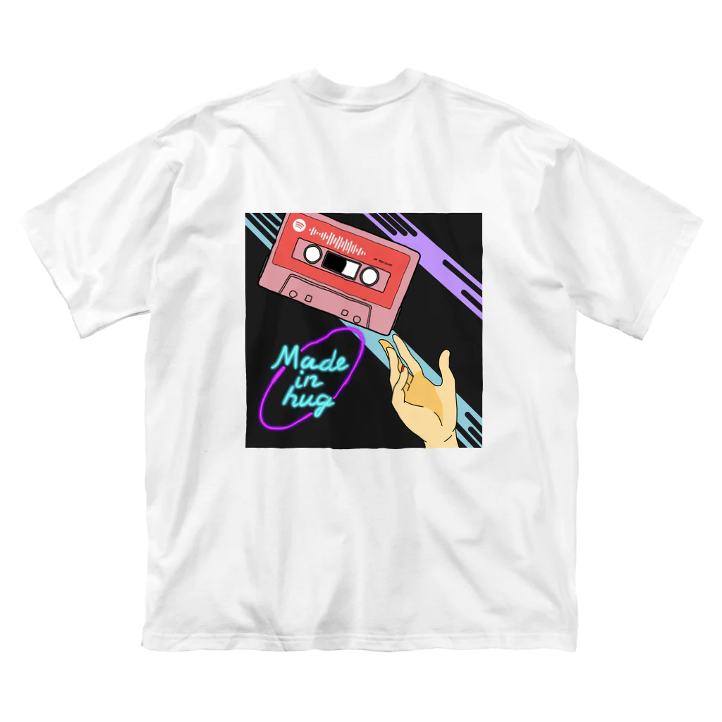 Made in hug.の cassette tape ビッグシルエットTシャツ