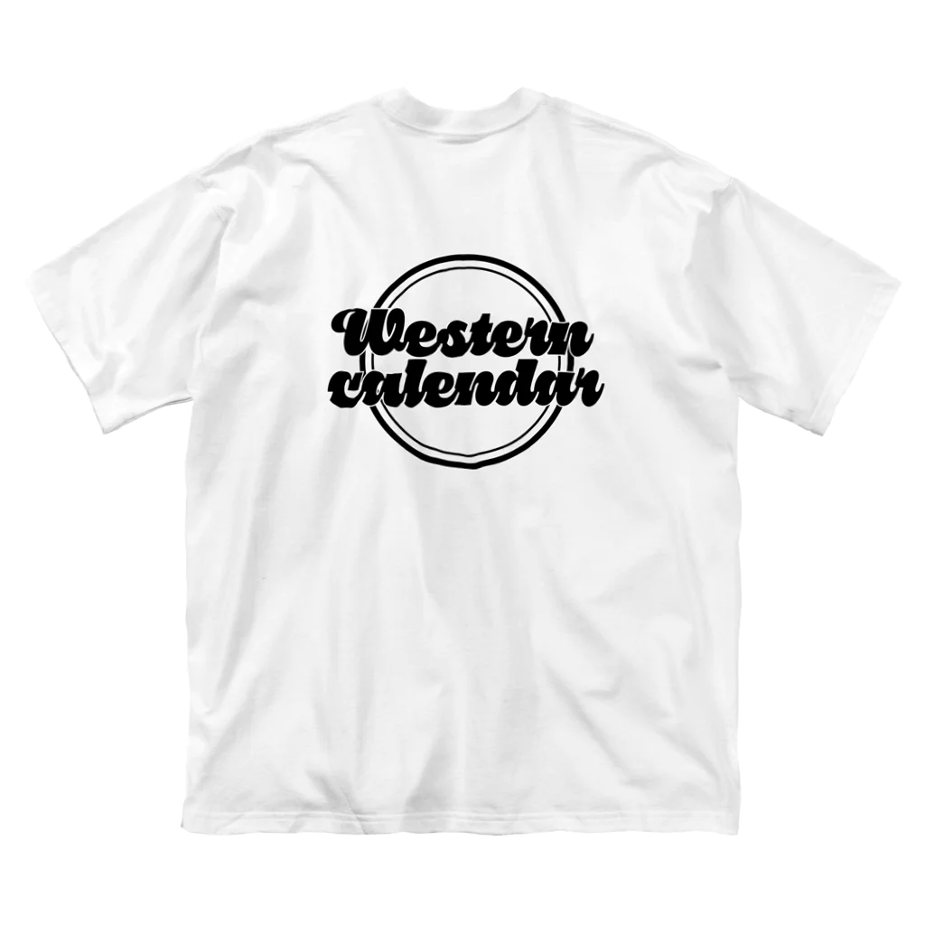 Western calendarの西暦 1995年 Western calendar  ビッグシルエットTシャツ