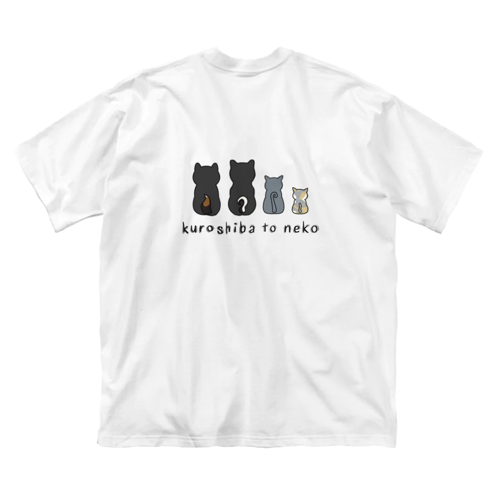 Yuika Shiomiのkuroshiba to neko ビッグシルエットTシャツ