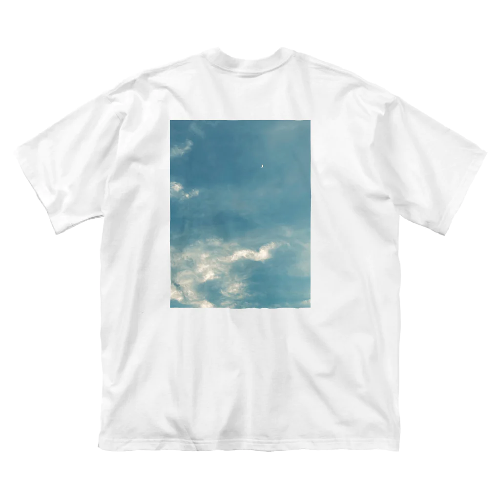 うしろにうさぎ。のmoon ビッグシルエットTシャツ