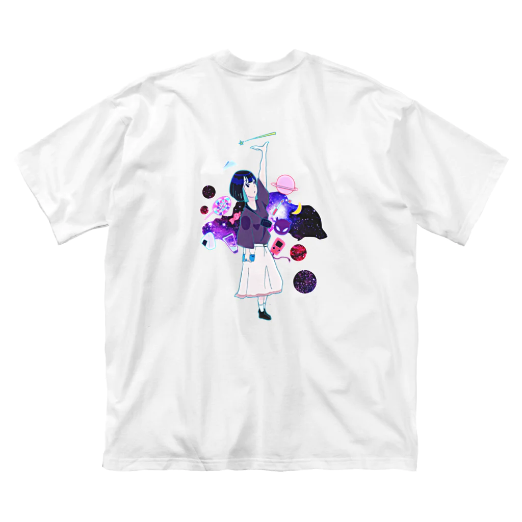 よわい滑稽ノ極のGalaxy Candy ビッグシルエットTシャツ