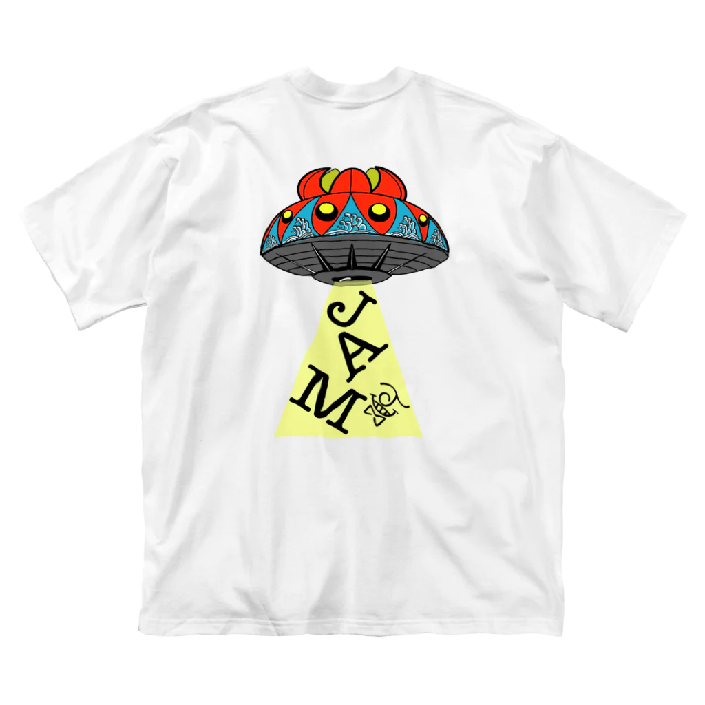 J.A.M OKINAWAの琉球花笠×UFO ビッグシルエットTシャツ