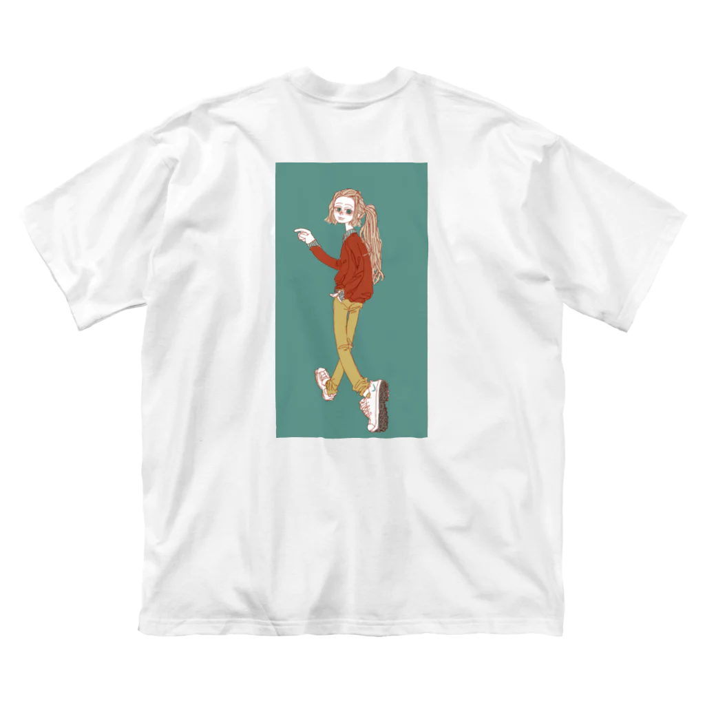 五月の女の子 ビッグシルエットTシャツ