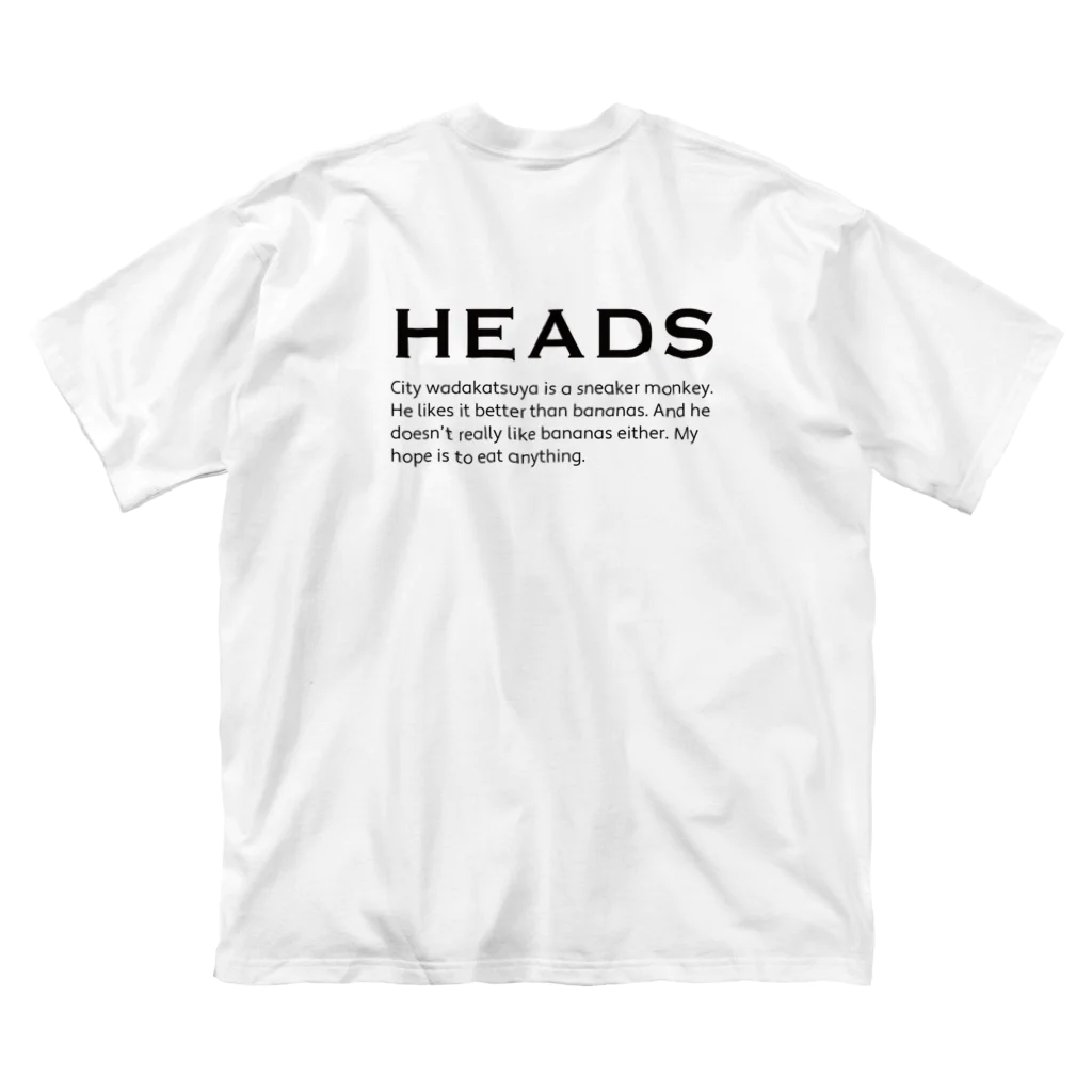 とりのすのheads ビッグシルエットTシャツ