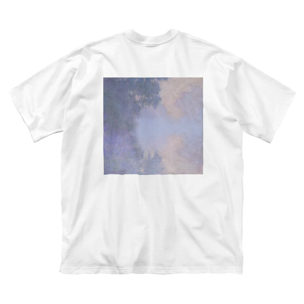 絵画を纏うのモネ　セーヌ川支流〈両面〉 ビッグシルエットTシャツ